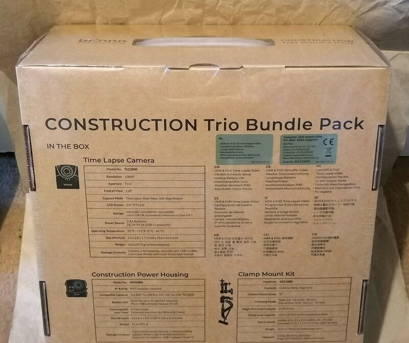 Trio bundle pack camera supraveghere constructii Brinno BCC2000 nou sigilat